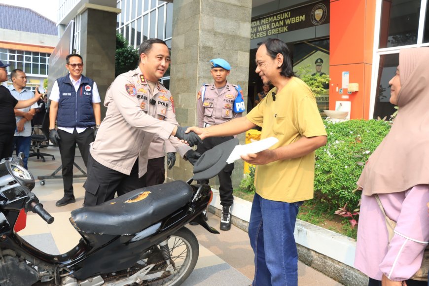 Kendaraan Korban Begal Dikembalikan Tanpa Pungutan Biaya